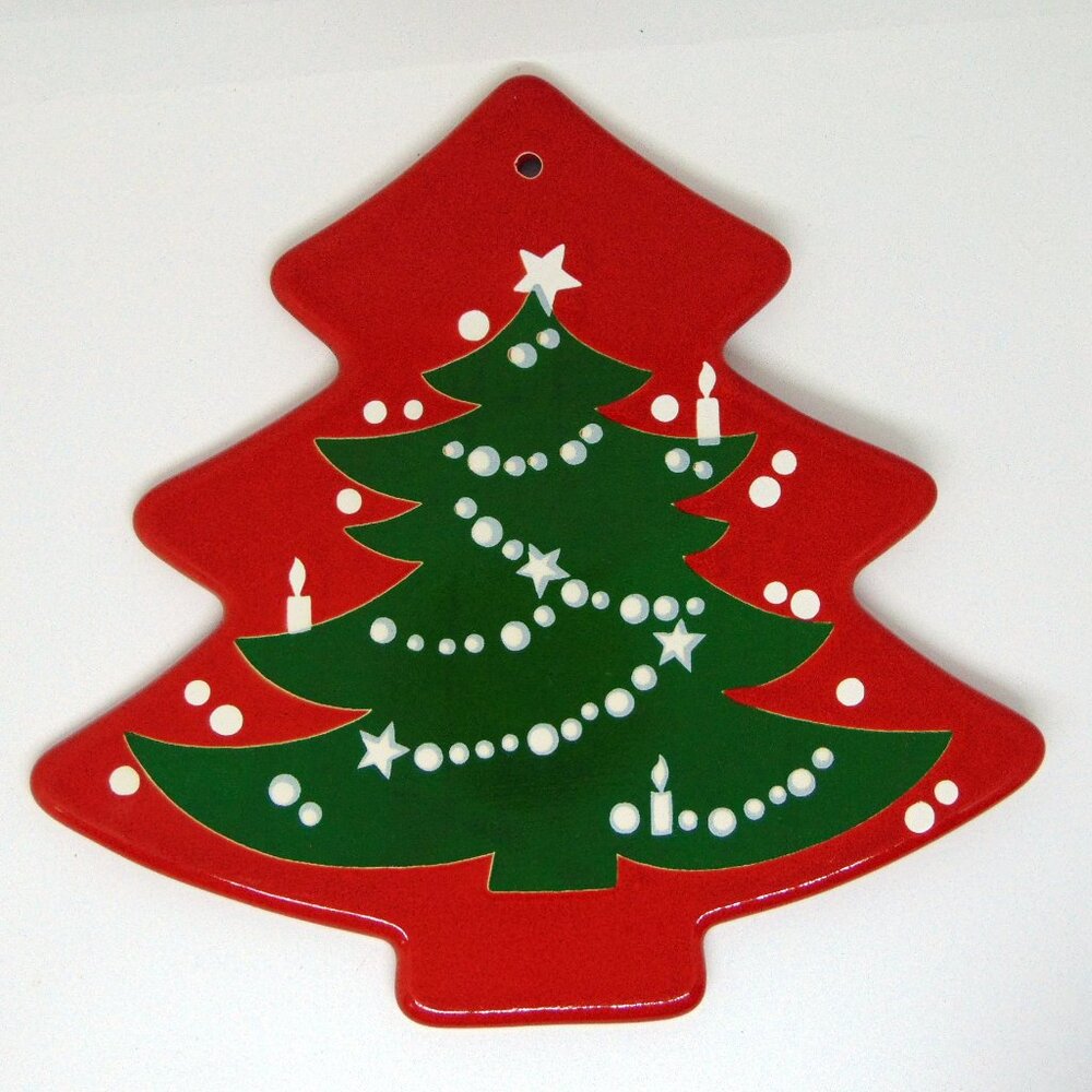Vintage Waechtersbach Made in W. Germany Christmas Tree 10 in Trivet